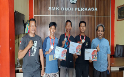 Pencak Silat Gardanaya SMK Budi Perkasa Meraih 2 Perak dan 1 Perungu Pada Piala Menpora Senkaido Pencak Silat Championship